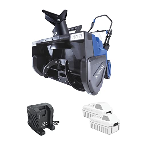 Snow Joe 22 Inch Cordless Snow Blower with Batteries and Charger