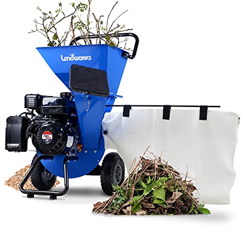Landworks Wood Chipper Shredder Mulcher Super Heavy Duty 7HP 3 in 1 Multi-Function 3